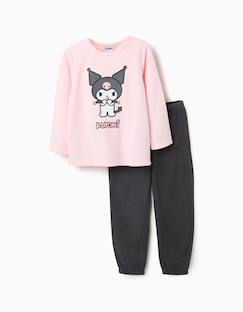 Pyjama Hello Kitty 2 Pièces Femme Et Ado - Haut Boutonné, Pantalon Long, Taille élastique, Imprimé Kawaii