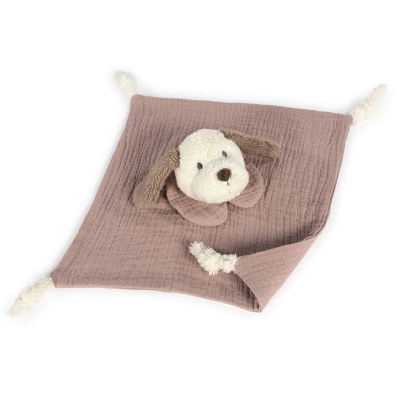 Doudou Chien En Gaze De Coton Sintra Beige (Walking Mum) - Image 1