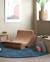 Fauteuil de jeu enfant - pouf design lune en velours côtelé Brown sugar+Toffee 10 - vertbaudet enfant 