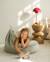 Pouf poire lapin chambre enfant - fauteuil comfortable en velours Dusty beige+Misty green+Salted caramel 8 - vertbaudet enfant 