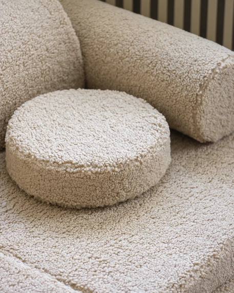 Canapé de jeu modulable enfant - settee convertible en teddy Biscuit+Cream white+Guava+Matcha+Warm hazel 4 - vertbaudet enfant 