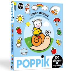 Jouet-6 posters + 100 stickers les saisons
