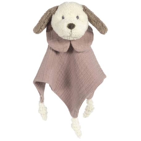 Walking Mum - Doudou Chien En Gaze De Coton Sintra Beige