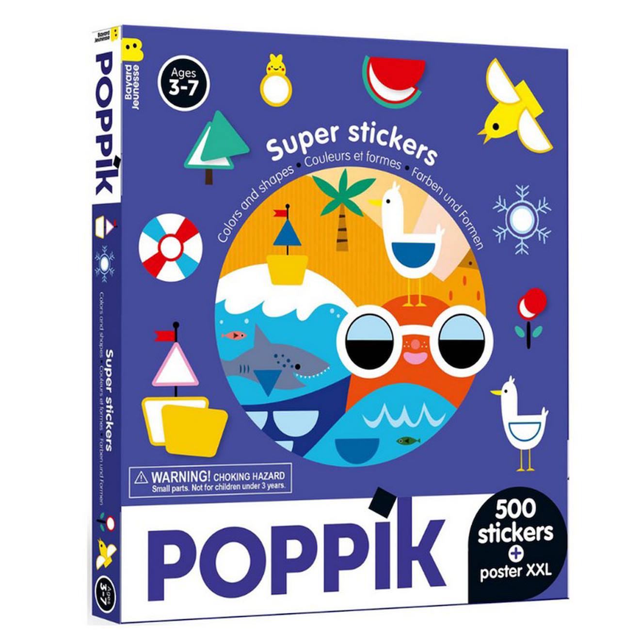 Poster Xxl 500 Stickers Couleurs Et Formes Multi-coloured