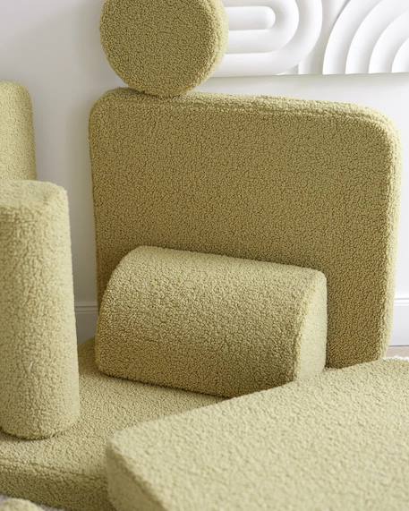 Canapé de jeu modulable enfant - settee convertible en teddy Biscuit+Cream white+Guava+Matcha+Warm hazel 21 - vertbaudet enfant 