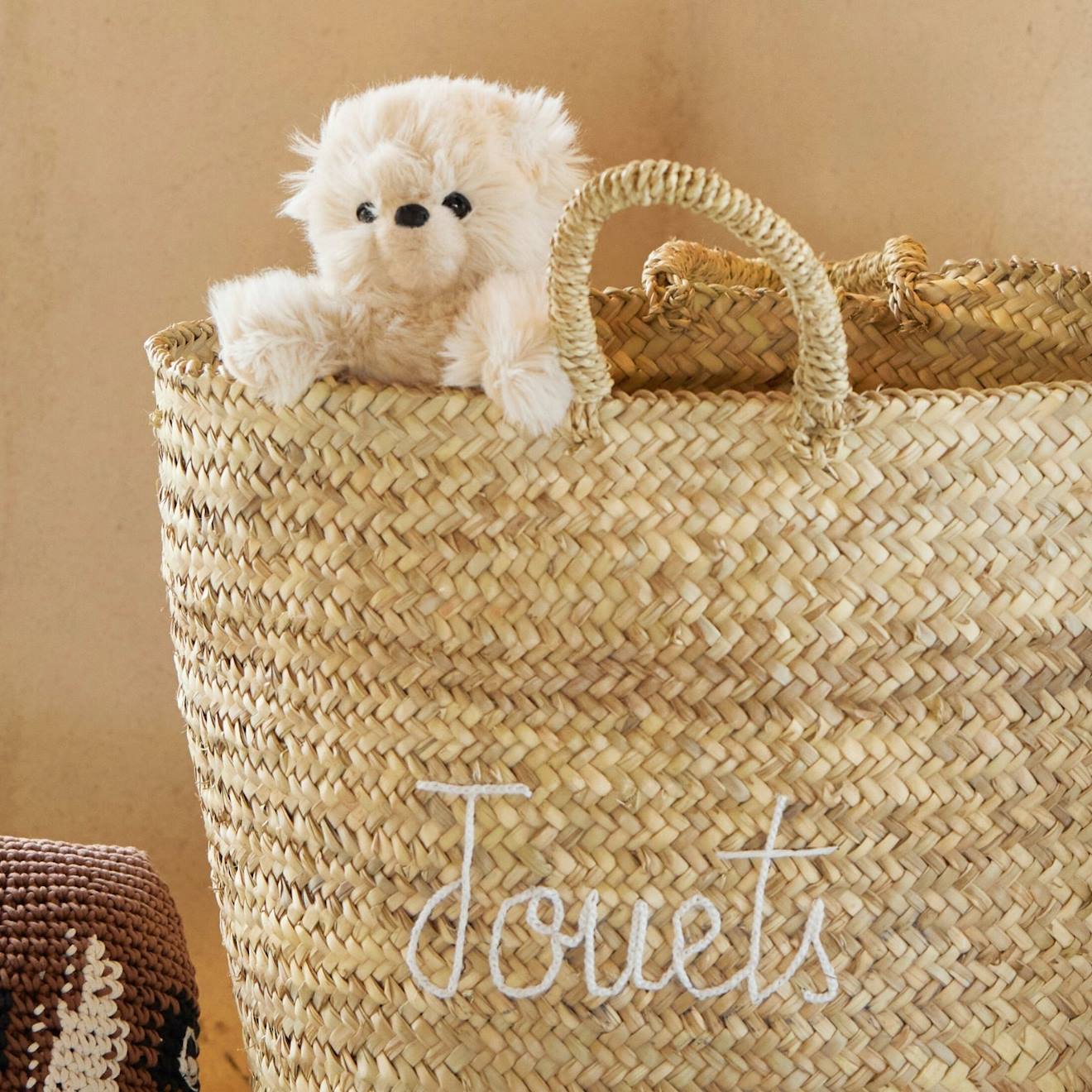 Grand Panier Jouets Xl Blanc (Home Maison) - Image 1