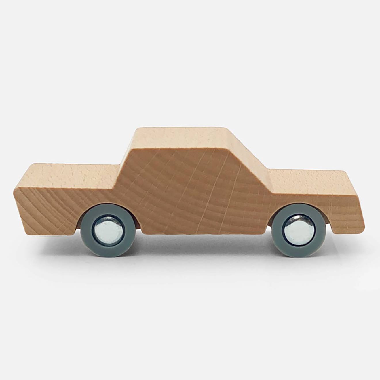 Voiture En Bois Naturel Beige