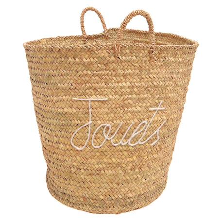 Home Maison - Grand Panier Jouets Xl Blanc
