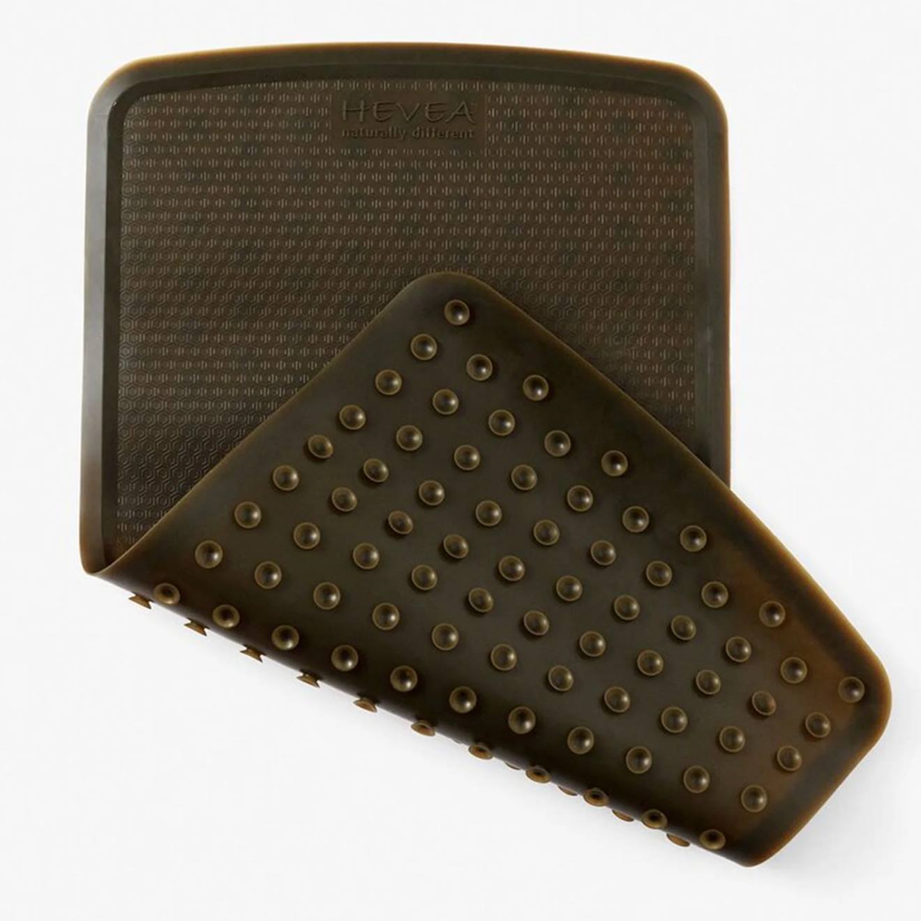 Tapis De Bain Antidérapant En Caoutchouc Charcoal Gris