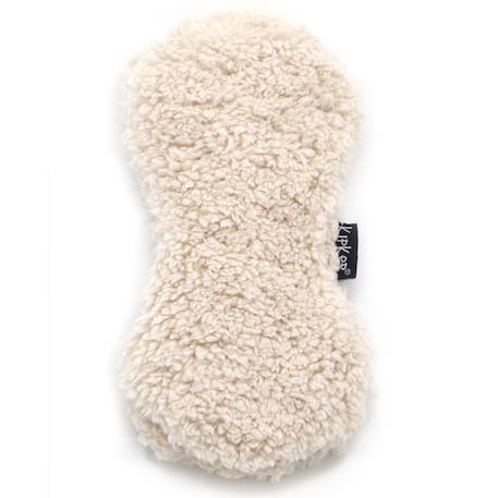 Kipkep - Bouillotte Sèche Déhoussable Aux Graines De Lin - Teddy Sand Beige