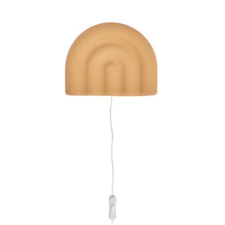 Oyoy Mini - Lampe Murale En Sillicone Mini Marron