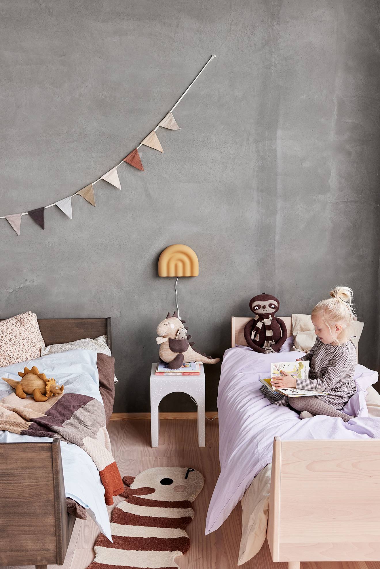 Lampe Murale En Sillicone Mini Marron (Oyoy Mini) - Image 2