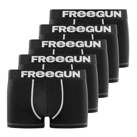 Garçon-Sous-vêtement-Slip, Boxer-Lot de 5 boxers  uni
