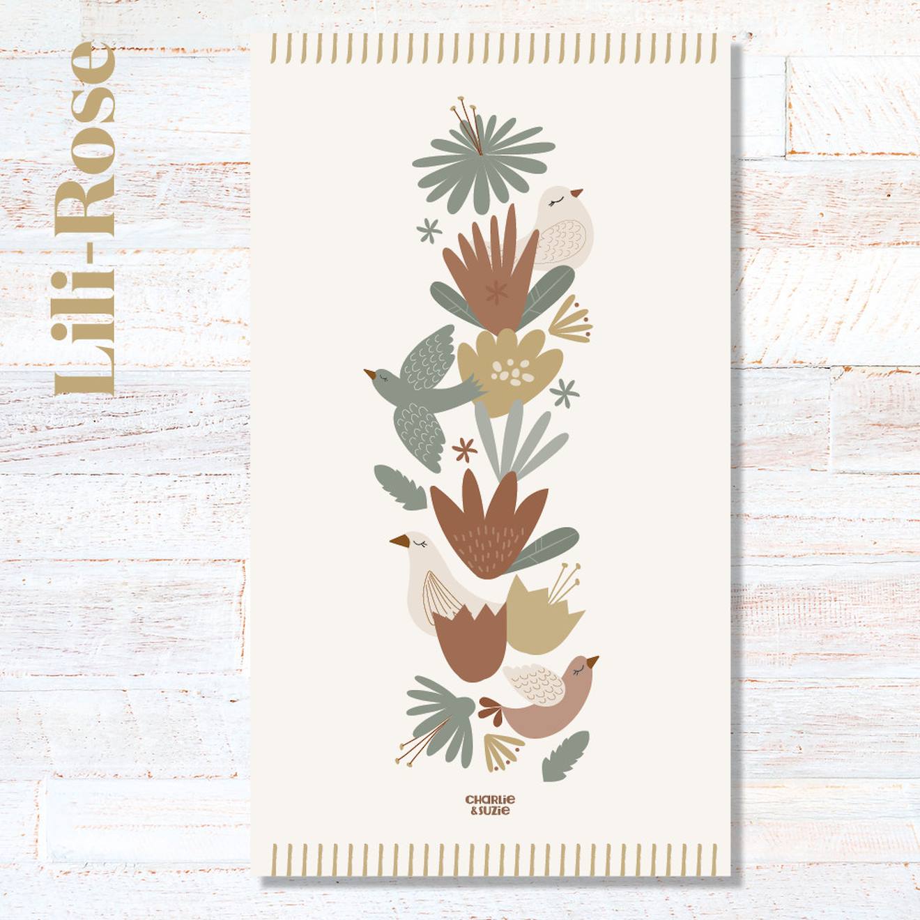 Tapis Décoratif Lili-rose Multicolore