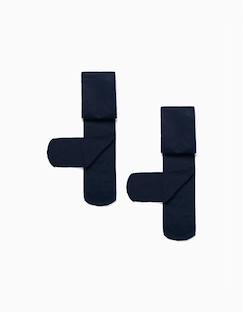 -Lot de 2 collants en microfibre 40 den