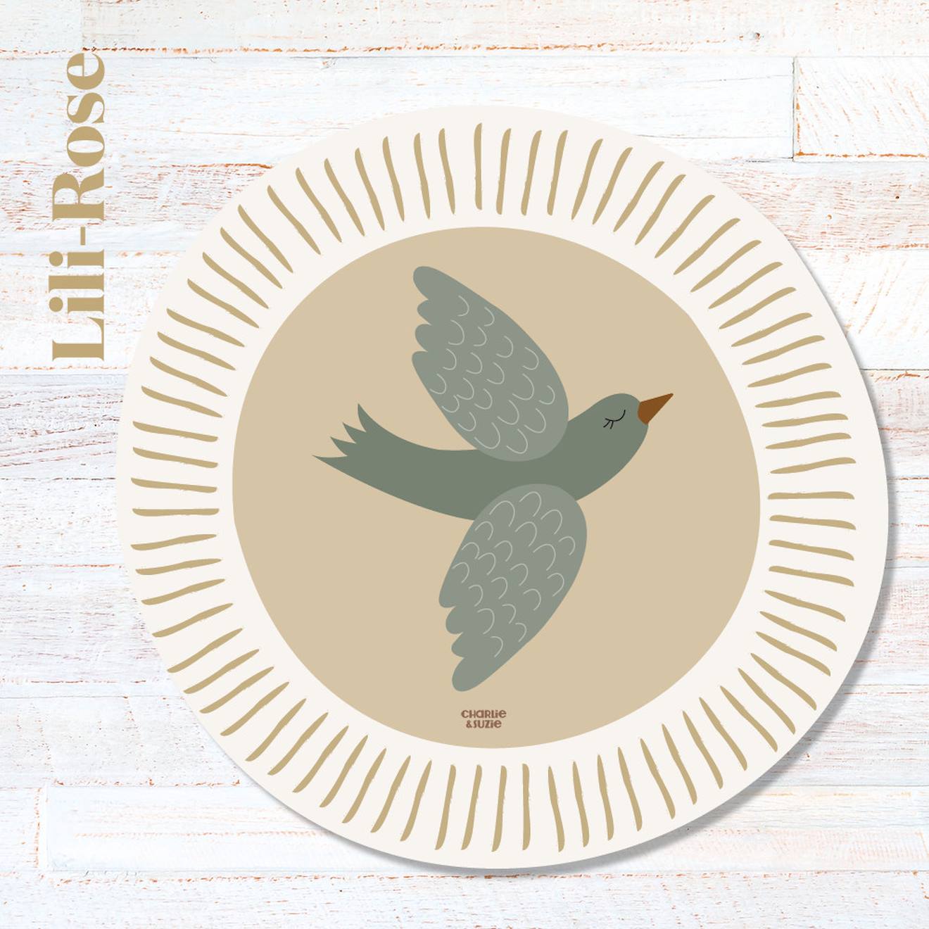 Tapis Rond Soleil Lili-rose Multicolore