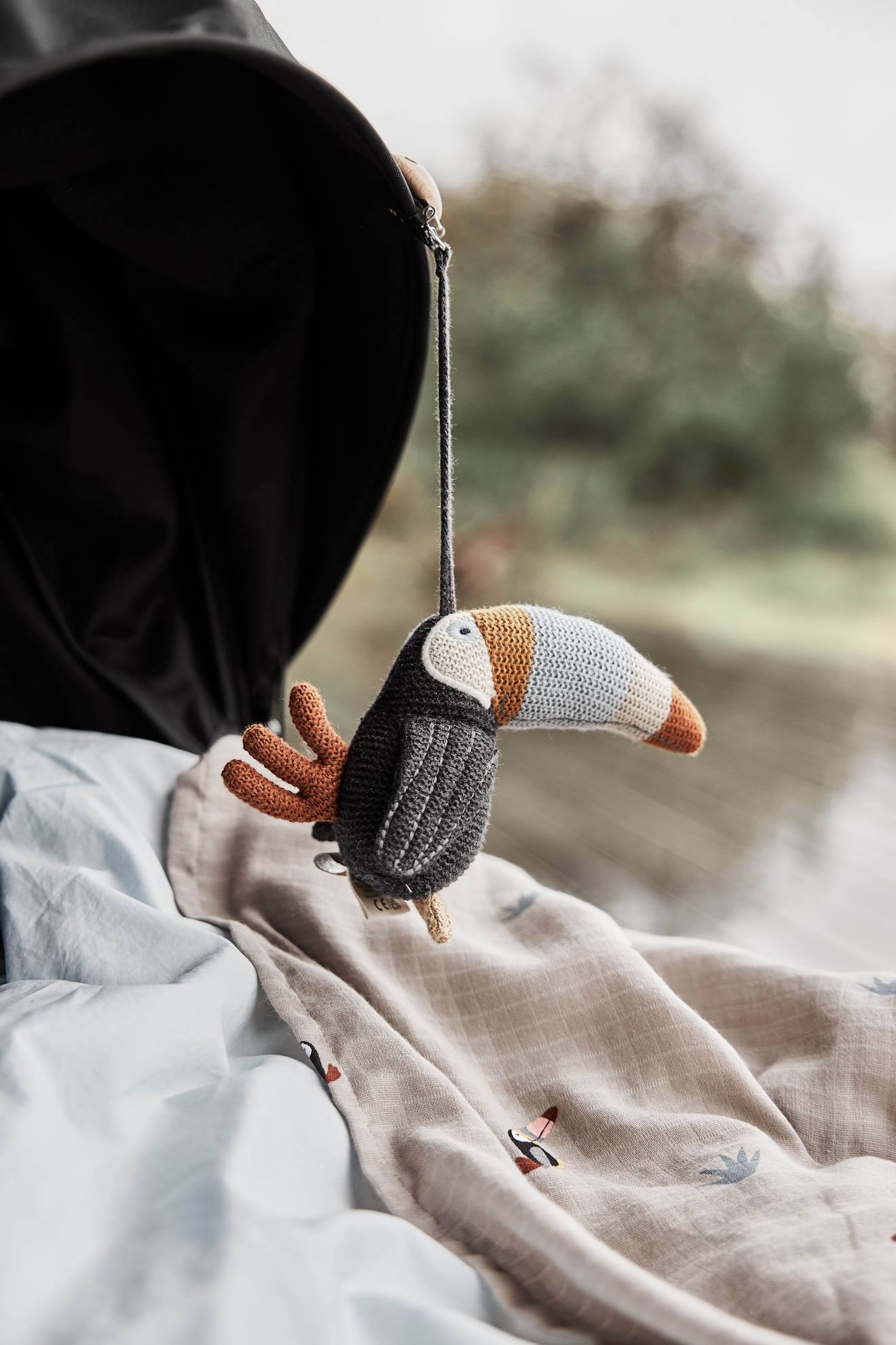 Mousseline Lot De 2 En Coton Gris (Oyoy Mini) - Image 1