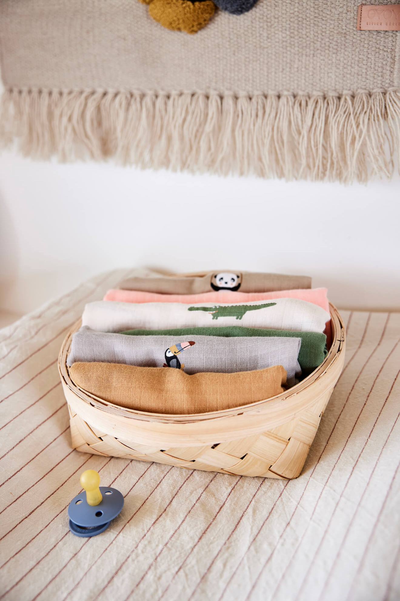 Mousseline Lot De 2 En Coton Gris (Oyoy Mini) - Image 2