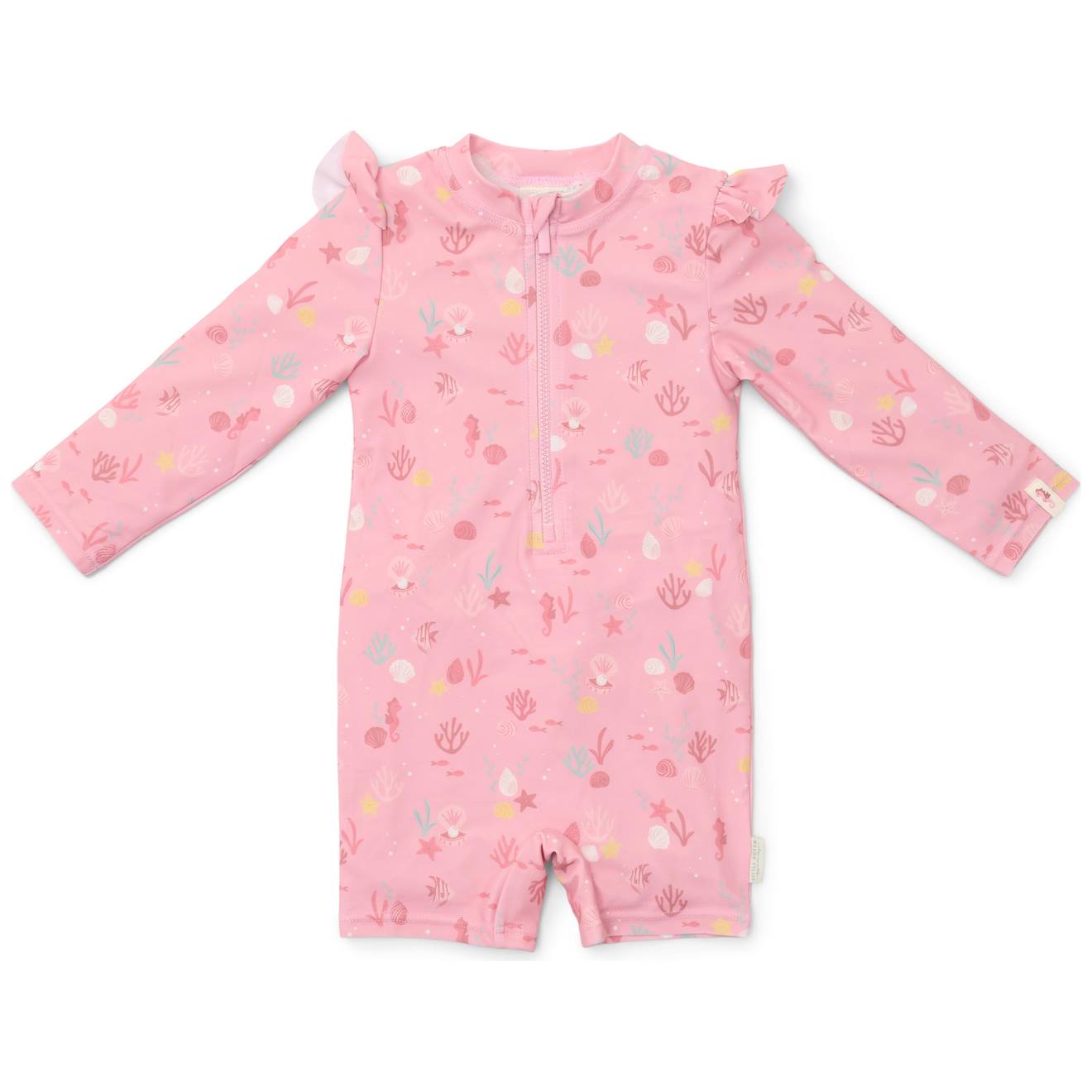 Combinaison De Bain Manches Longues Rose