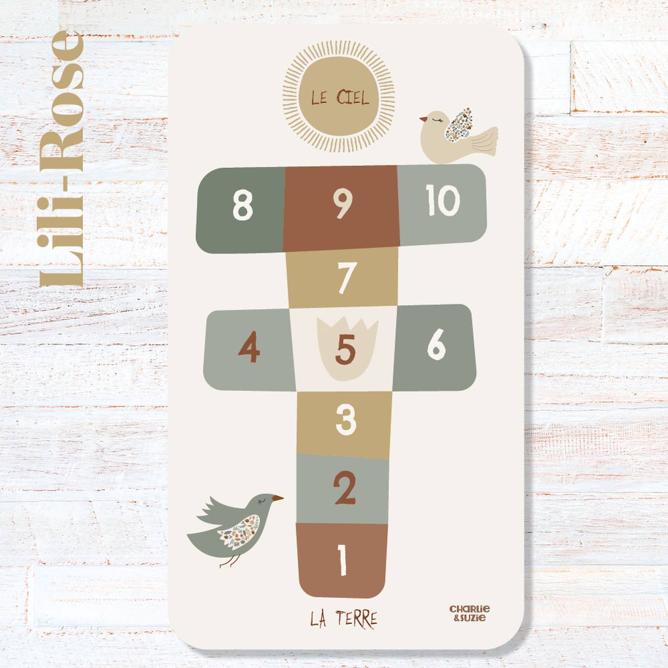 Tapis De Jeu Marelle Lili-rose Multicolore