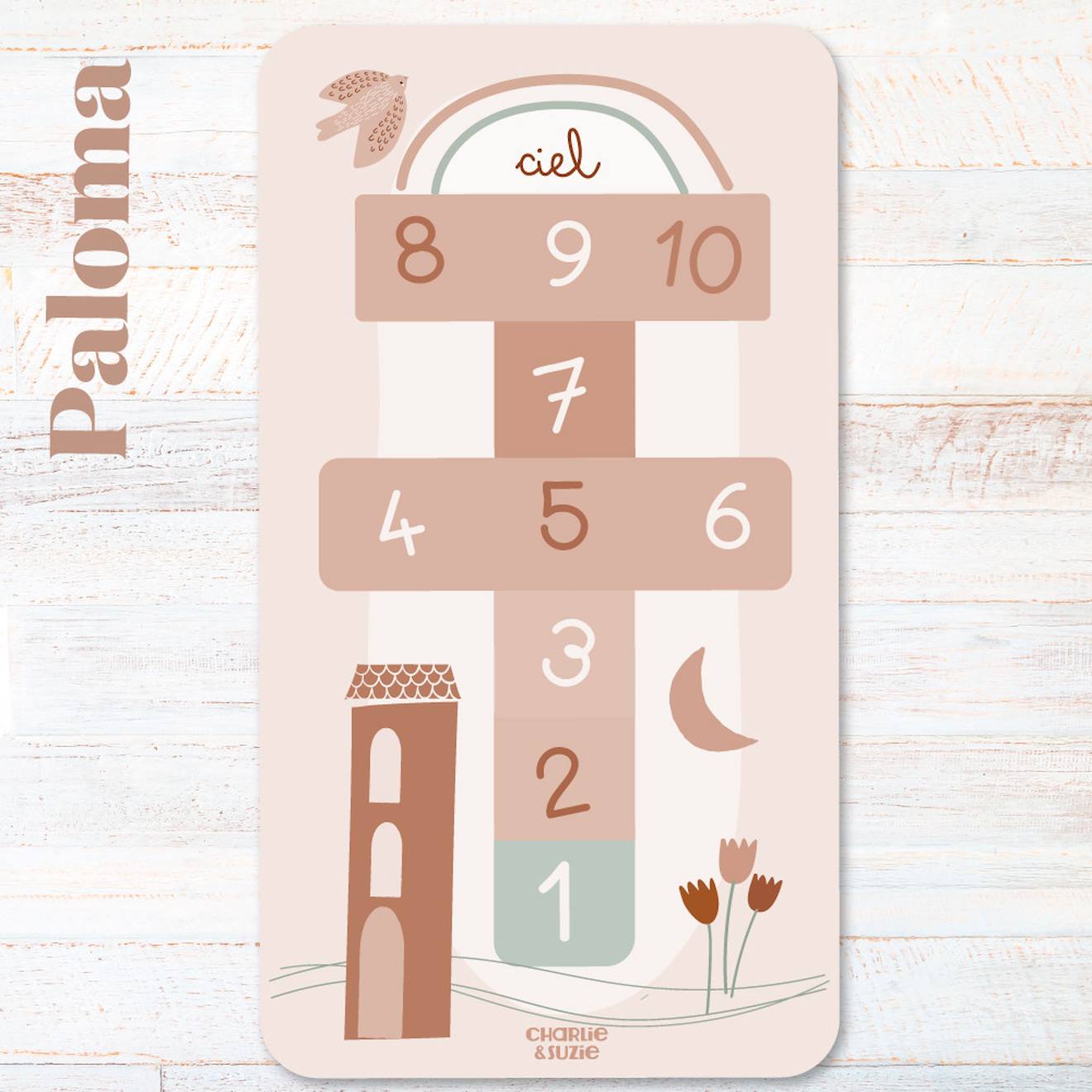 Tapis De Jeu Marelle Paloma Multicolore