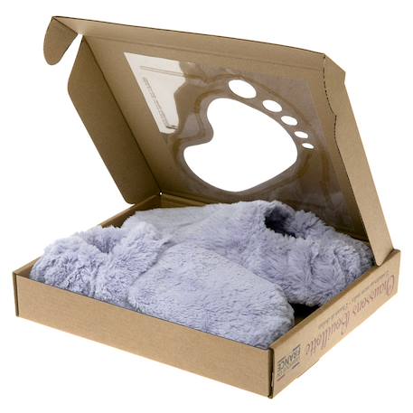 Chaussons chauffants - du 36 au 42 Beige+Bordeaux+Caramel+Céleste+Corail+Gris+Gris pailleté+Lavande+Noir+Prune+Rose+Vert pastel 31 - vertbaudet enfant 