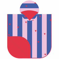 Poncho de plage lagon (60 x 60 cm)  - vertbaudet enfant