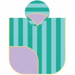 Poncho de plage lagon (60 x 60 cm)  - vertbaudet enfant