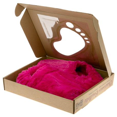 Chaussons chauffants - du 36 au 42 Beige+Bordeaux+Caramel+Céleste+Corail+Gris+Gris pailleté+Lavande+Noir+Prune+Rose+Vert pastel 7 - vertbaudet enfant 