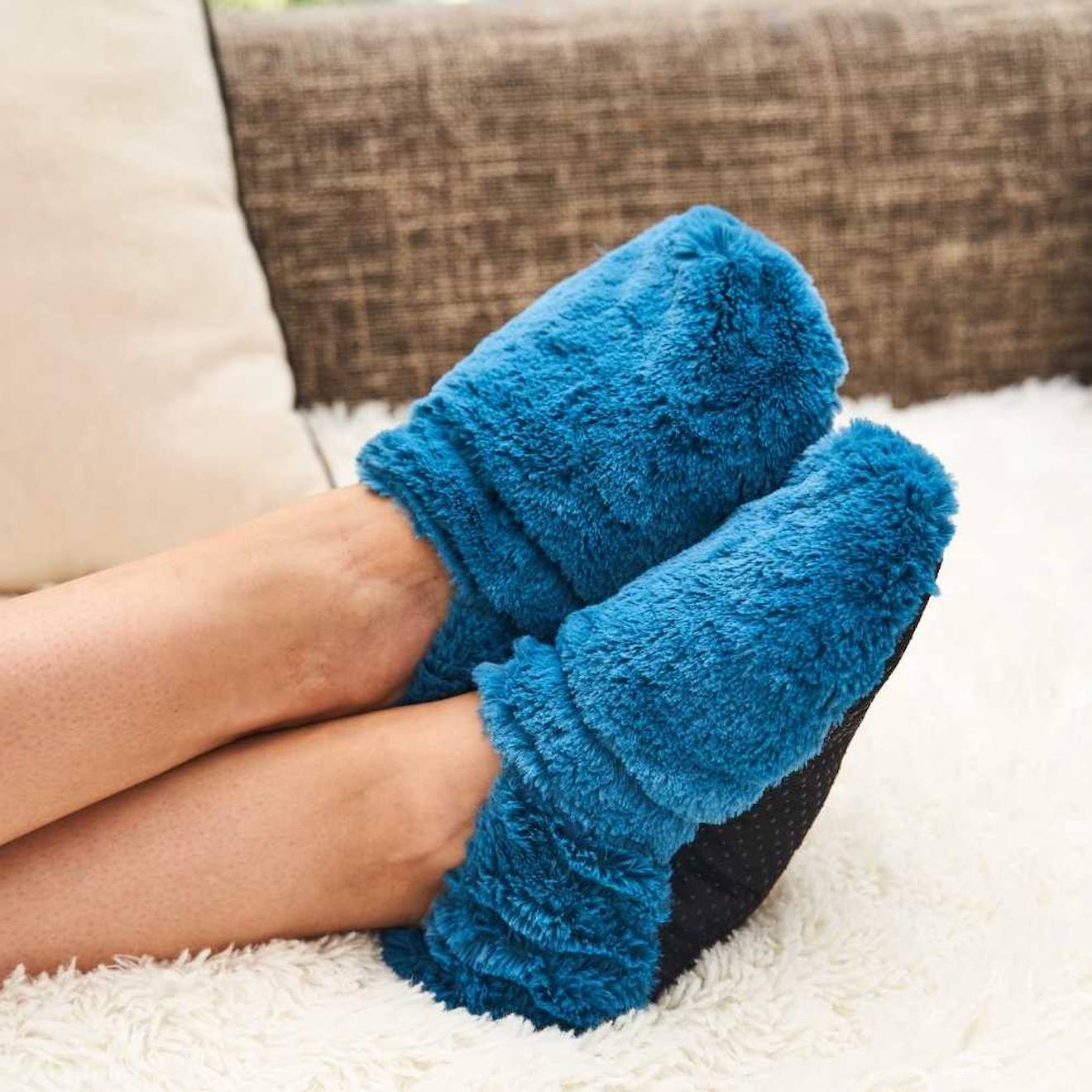 Chaussons Chauffants - Du 36 Au 42 Céleste