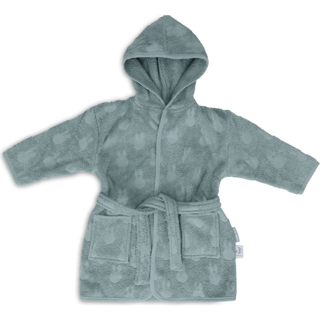 Peignoir ponge Miffy Jacquard En Coton Bleu 33 €