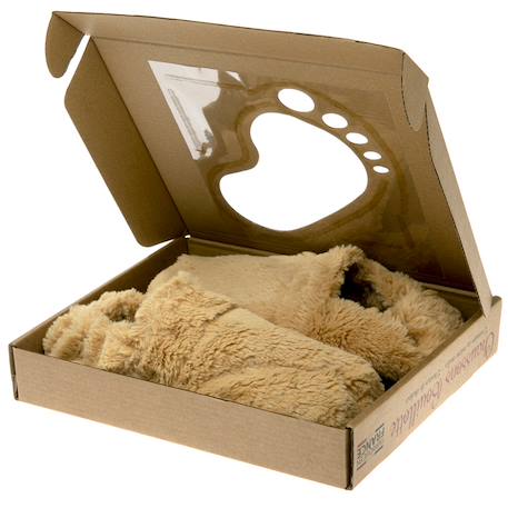 Chaussons chauffants - du 36 au 42 Beige+Bordeaux+Caramel+Céleste+Corail+Gris+Gris pailleté+Lavande+Noir+Prune+Rose+Vert pastel 11 - vertbaudet enfant 