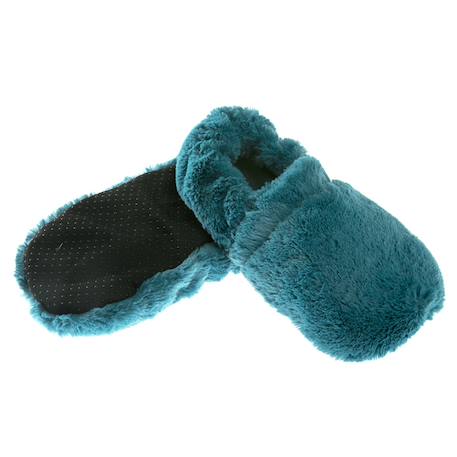 Chaussons chauffants - du 36 au 42 Beige+Bordeaux+Caramel+Céleste+Corail+Gris+Gris pailleté+Lavande+Noir+Prune+Rose+Vert pastel 14 - vertbaudet enfant 
