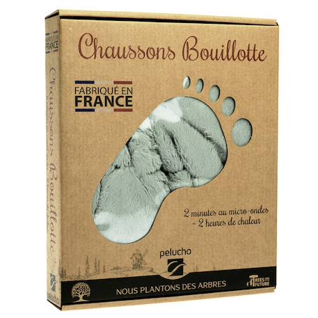 Chaussons chauffants - du 36 au 42 Beige+Bordeaux+Caramel+Céleste+Corail+Gris+Gris pailleté+Lavande+Noir+Prune+Rose+Vert pastel 24 - vertbaudet enfant 