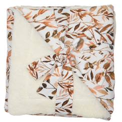 Linge de maison et décoration-Couverture polaire caramel forest (70 x 100 cm)