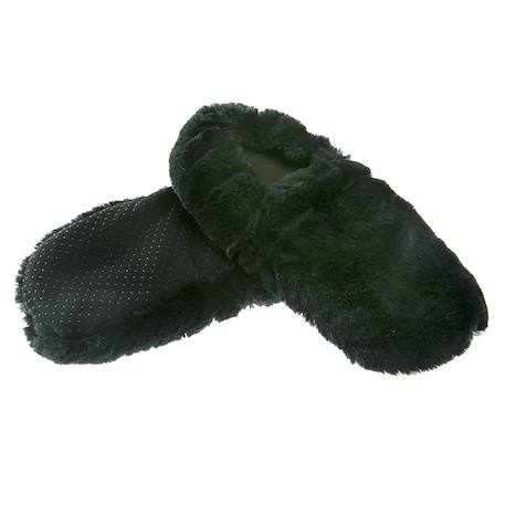 Chaussons chauffants - du 36 au 42 Beige+Bordeaux+Caramel+Céleste+Corail+Gris+Gris pailleté+Lavande+Noir+Prune+Rose+Vert pastel 34 - vertbaudet enfant 