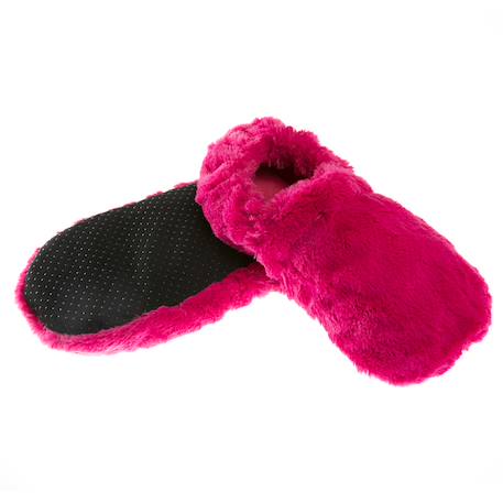 Chaussons chauffants - du 36 au 42 Beige+Bordeaux+Caramel+Céleste+Corail+Gris+Gris pailleté+Lavande+Noir+Prune+Rose+Vert pastel 6 - vertbaudet enfant 