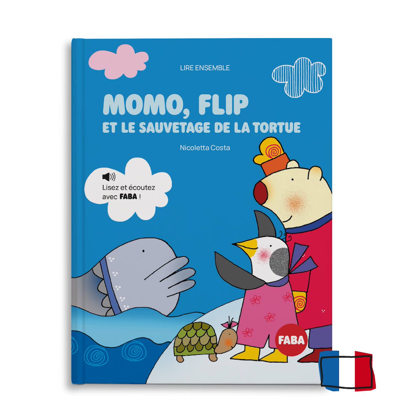 Livre Avec Livre Audio Momo, Flip Et Le Sauvetage De La Tortue - À Lire Et Écouter Multicolore