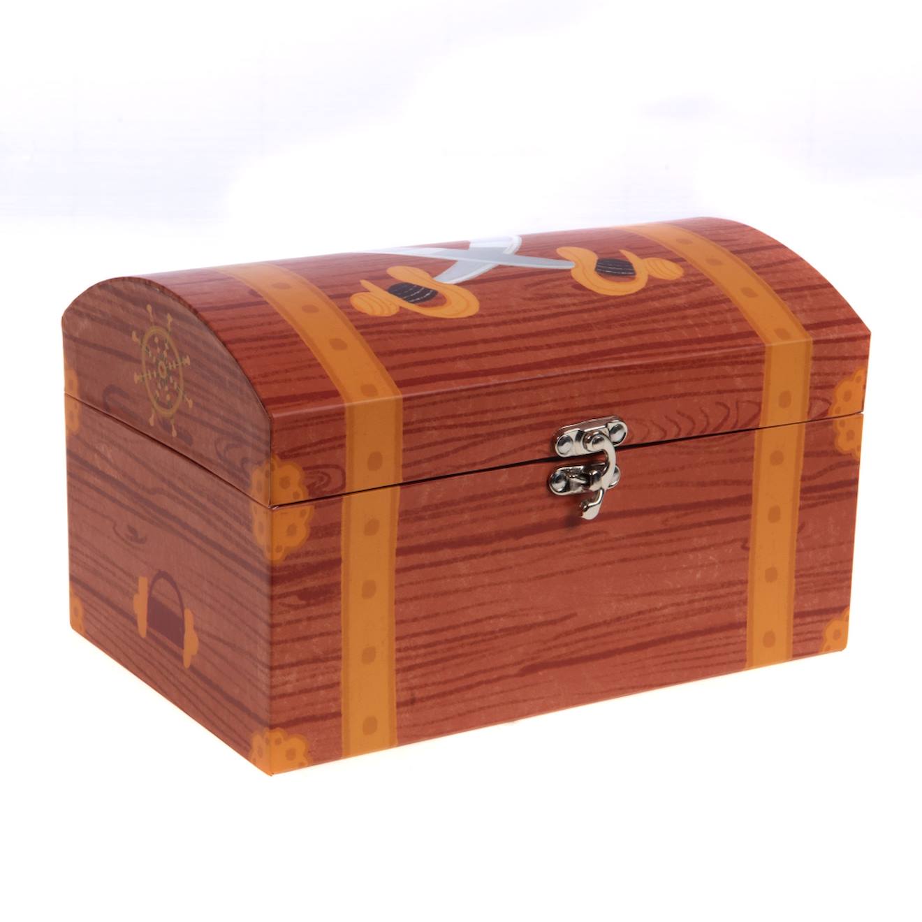 Coffre De Rangement Pirate Marron
