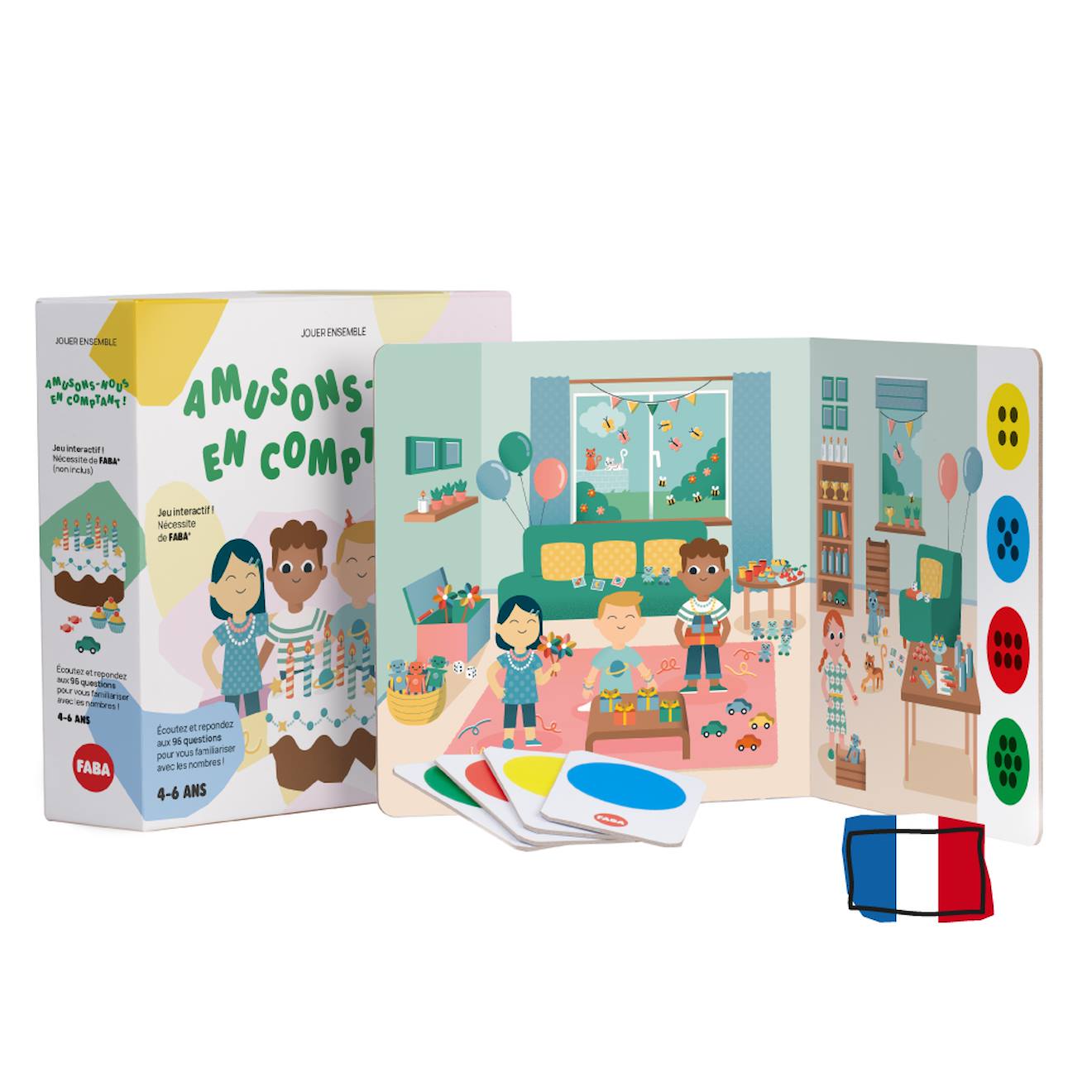 Jeu Interactif Éducatif- Amusons-nous En Comptant ! Multicolore