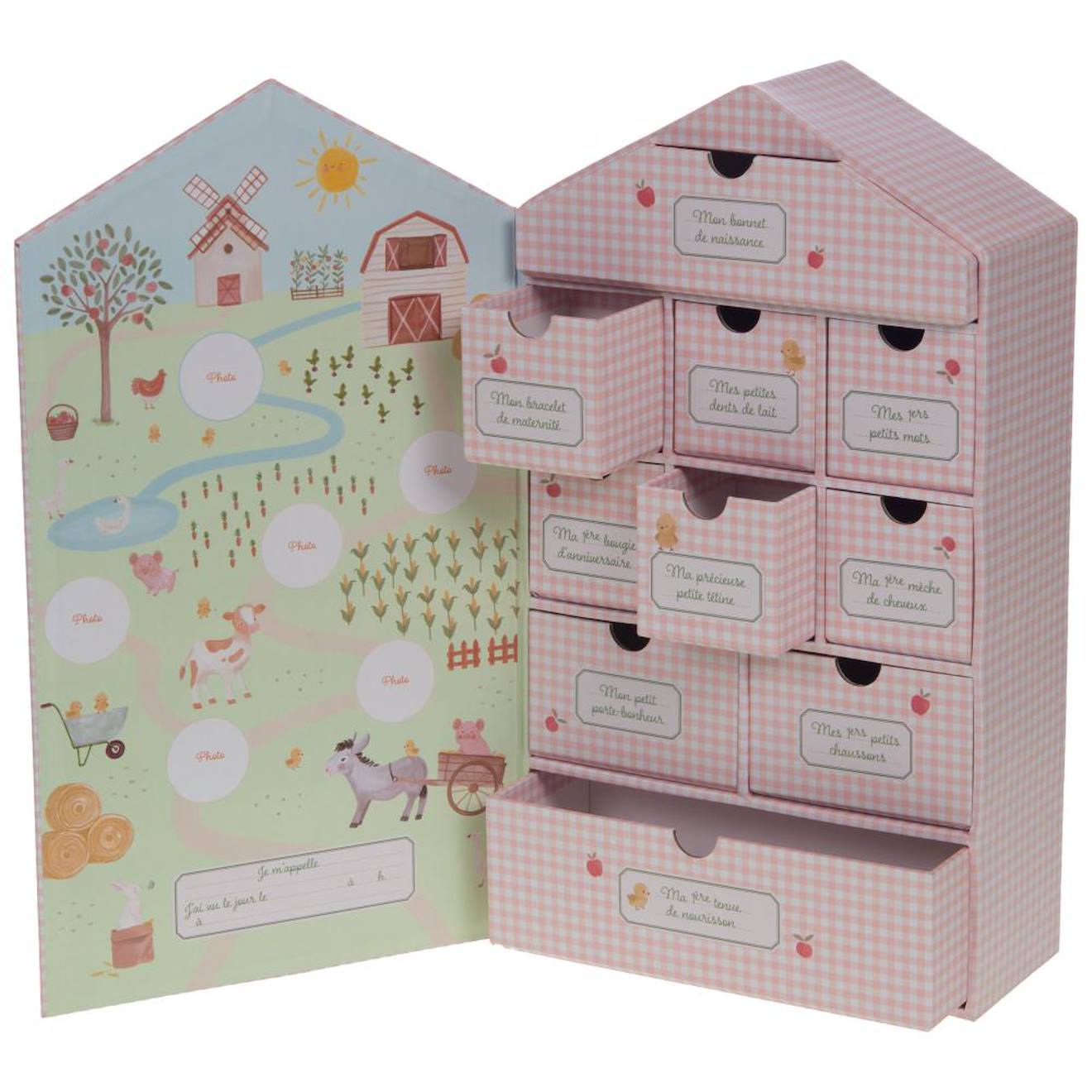 Boite À Trésors De Naissance Décoré