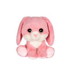 Jouet-Premier âge-Peluche puppy eyes pets - lapin rose - 22 cm