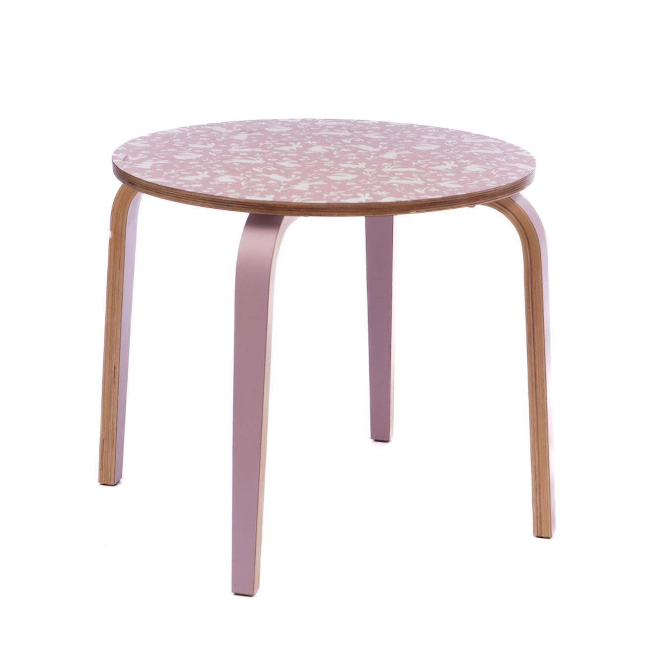 Table Enfant Lapin Rose