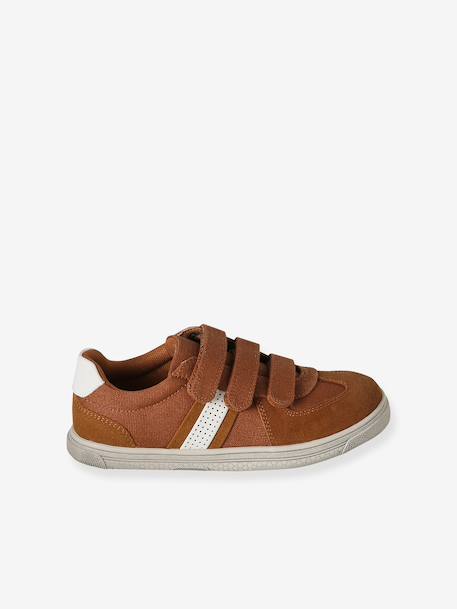 Baskets enfant textile scratchs marron 2 - vertbaudet enfant 