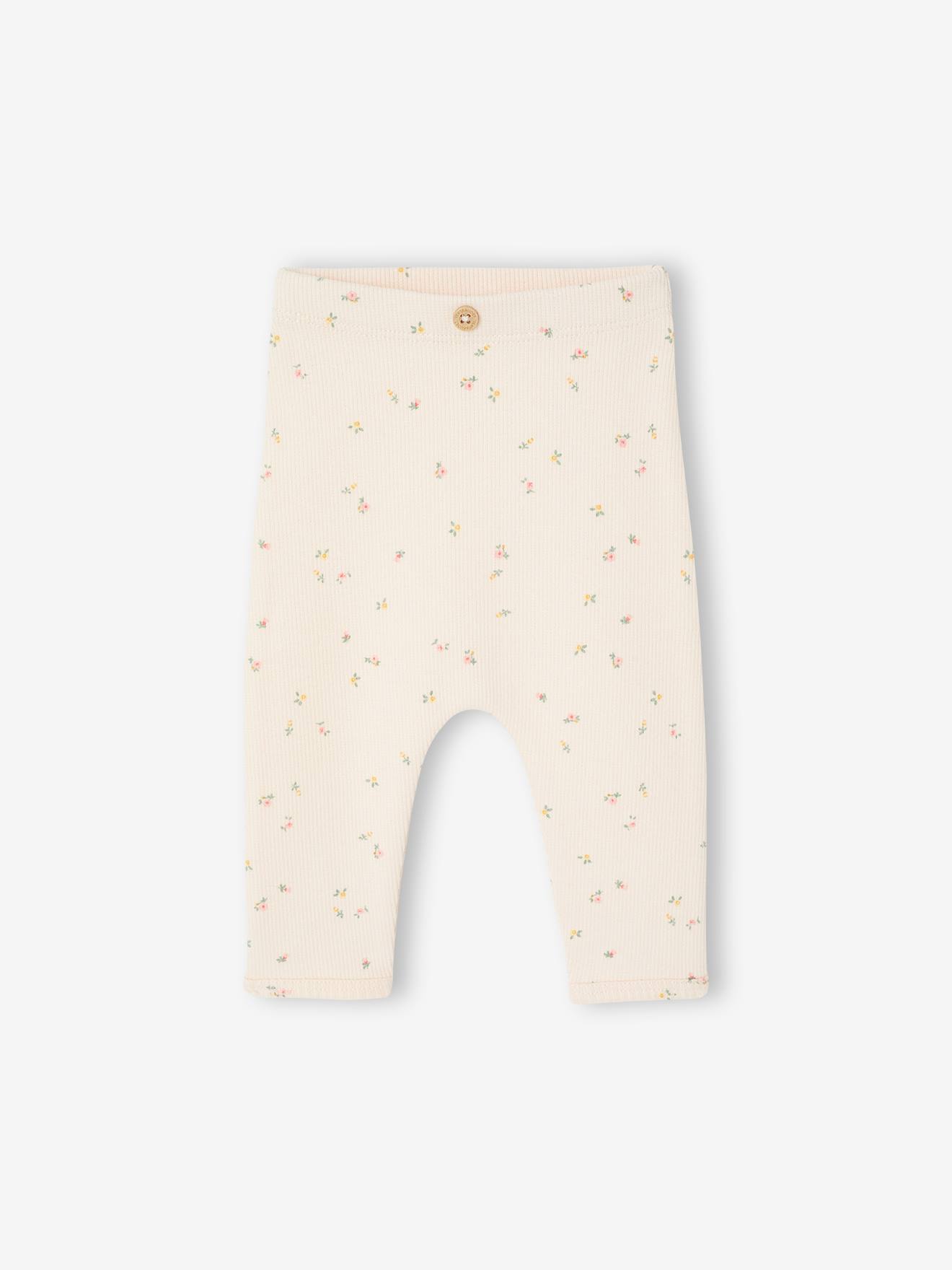 Legging bb fille en ctes rose 7 €