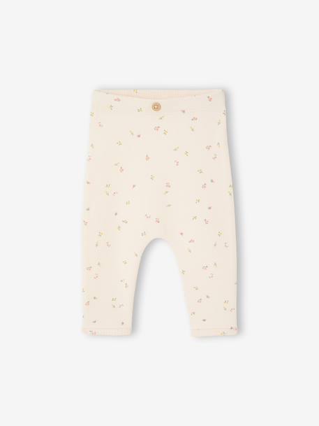 Bébé-Legging-Legging bébé fille en côtes 