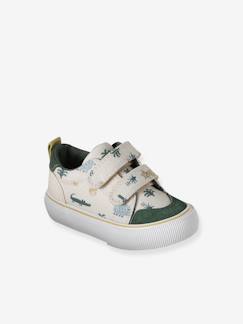 Chaussures-Chaussures bébé 17-26-Baskets scratchées bébé en toile