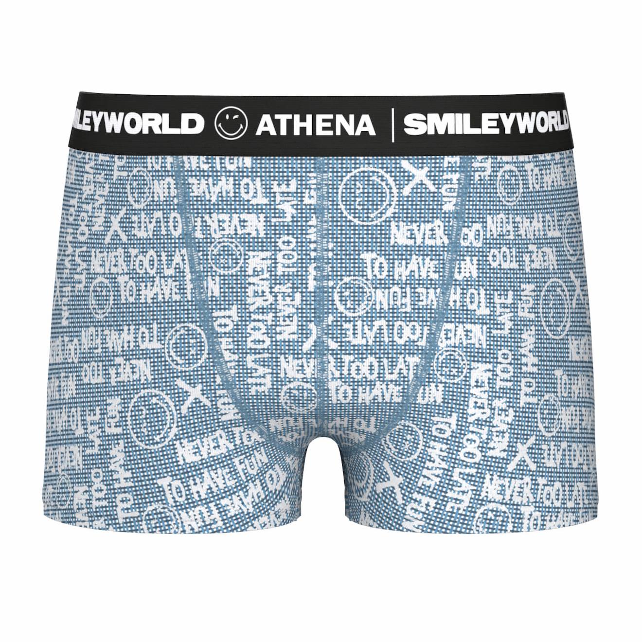 Boxer Smileyworld Bleu Jean Imprimé
