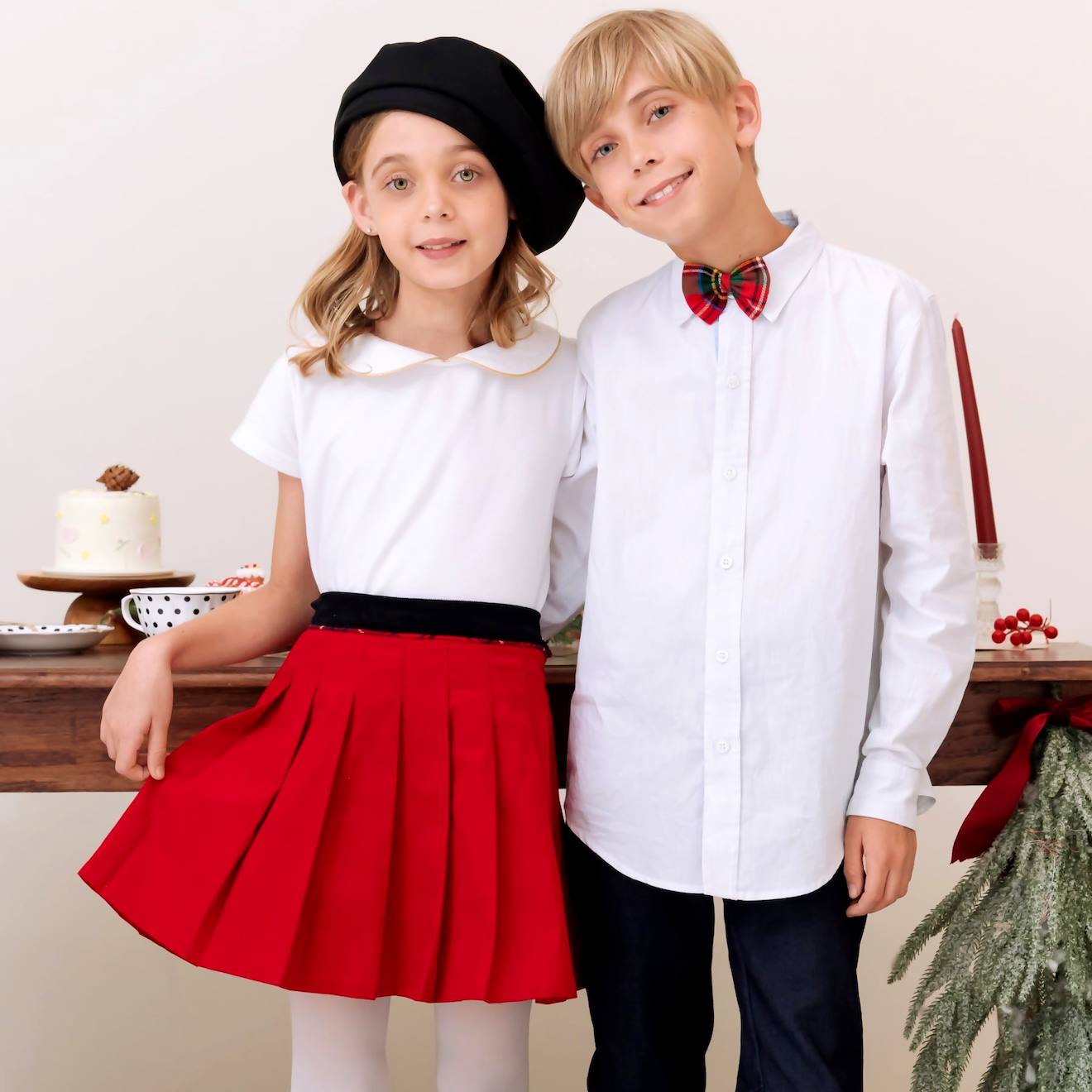 Jupe Gapkids Velours Côtelé Rose Vif/rouge - Taille 8, Motif Flocons, Occasion Bon état