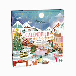 -Calendrier de l'avent village de noël